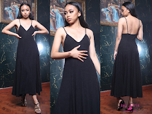 Maxi robe pull maille noire évasée à fines bretelles  taille S<br/><big>45 000Ar</big></br>